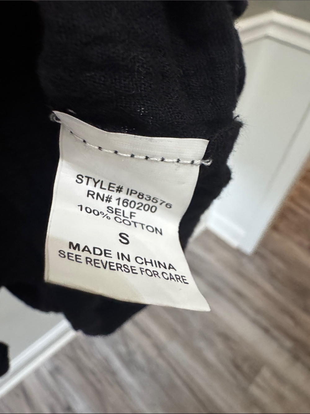 Relaxed Button-Front Black Short Sleeve jumper Small 100% cotton - Picture 4 of 10